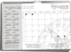 Agenda mensual para colgar